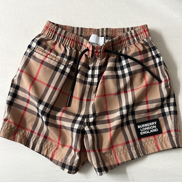 🧸 BURBERRY Boys Swim Trunks Shorts 18m|86 cm GUC❣️ - Picture 2 of 7